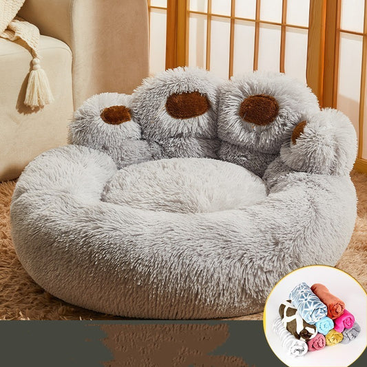 PurrHug™ Comfy Paw Bed For Cat Or Dog