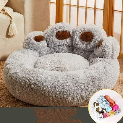 PurrHug™ Comfy Paw Bed For Cat Or Dog