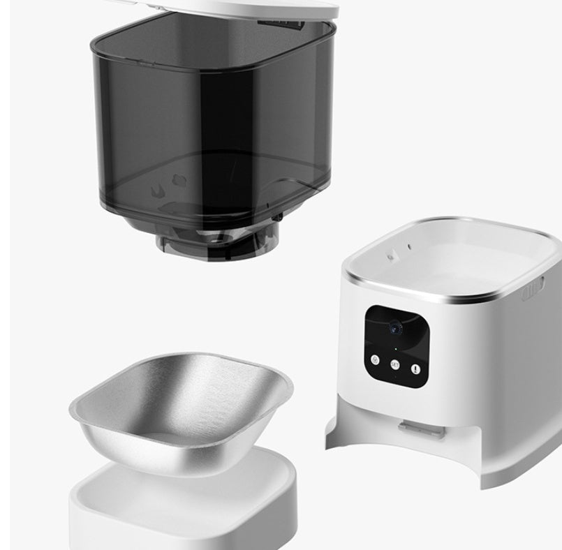 Automatic Cat & Dog Feeder – WiFi, Voice Recorder, App Control