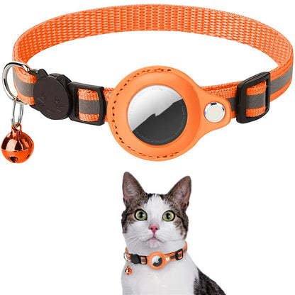 PurrHug™ Reflective AirTag Holder Collar