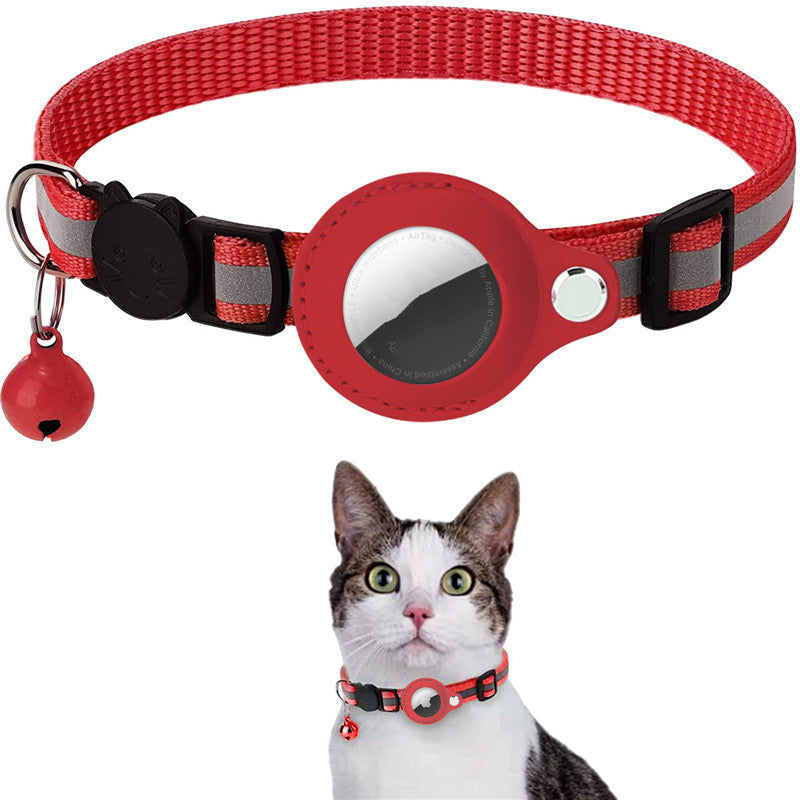 PurrHug™ Reflective AirTag Holder Collar