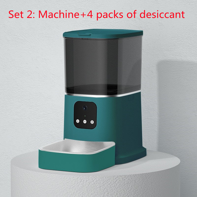 Automatic Cat & Dog Feeder – WiFi, Voice Recorder, App Control